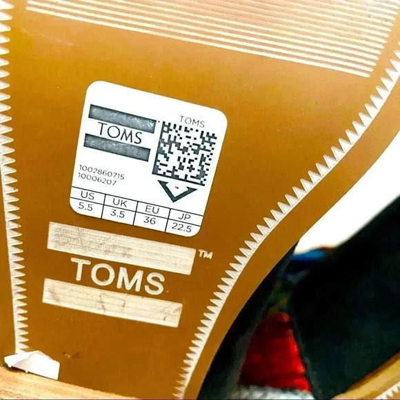 NWT Toms Multi Textile Leila Chocolate Brown Suede Ankle Booties - Picture 7 of 9